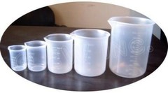 Lakeshore Trade Scientific Graduated Plastic Beaker Set, 50 100 250 500 1000 ml