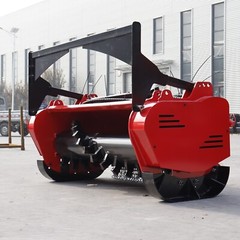 Heavy Duty Attachment 46inch Forestry Mulcher Fits Bobcat Skid Steer Loader