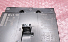 EATON GHB3100 Molded Case Circuit Breaker G Frame, 100A, 3P, 277/480VAC *NEW*