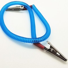 4 PCS Dental Patient Bib Clips Chains Napkin Holder Flexible Coil Plastic Chain
