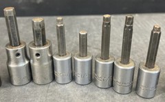 15 Pc Lot Proto, Pittsburgh, Paramount, Armstrong Hex 3/8-1/2″ DRIVE