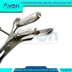 New Premium Grade Mathieu Anal Speculum 3 Prong Prop Display