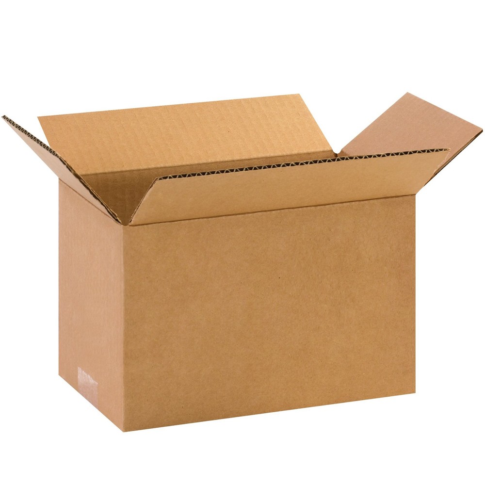 BOX USA 25 Pack of Long Corrugated Cardboard Boxes, 10 L x 6 W x 6 H, Kraft, …