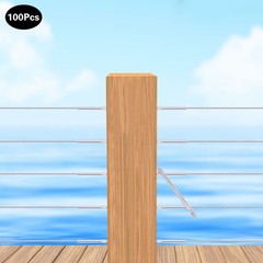 Stainless Steel left/Right Handed Thread Swage Lag Screw for 1/8″ Cable Railing