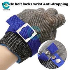 Stainless Steel Mesh Protective Glove Knife Cut Resistant Chain Mail Work Safety