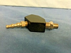 Medical “Y” Block Assembly/Flowmeter splitter w 1/4” NPT Male and top attachment