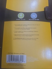 Franklin Covey Easy Plan Wire-Bound Weekly Planner Leather Brown 5.5″x 8.5″