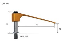 CMM Clamp Fixtures Tension clamp 1/4-20 Thread R-CT-250-125-20 KMG Spring Clamp