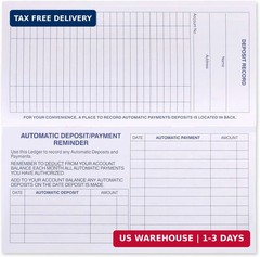 24 PCS Check Registers for Personal Checkbook, Easy to Read Checkbook Register