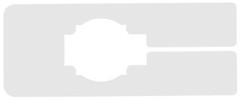 Plastic 10 Blank Rectangular Size Dividers for Retail Clothing Racks