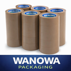 36 Rolls Heavy Duty Tan-Brown Packing Tape 2 “x 110 Yards 330 Feet Per Roll