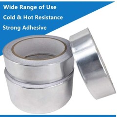 Aluminum Foil Tape 2in x 55 Yd Heat Resistant Waterproof Insulation Home Repair