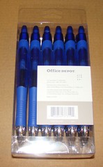 Office Depot Super Comfort Smooth Gel Ink Pen, 0.7mm Medium, Blue, 12 Count