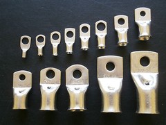 Copper Tube Crimp Terminals All Ring Sizes Battery Welding Cable Lugs UK