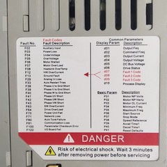 Allen-Bradley PowerFlex VFD 22A-B2P3N104 0.4kW 0.5HP 200-240V 3PH IP20