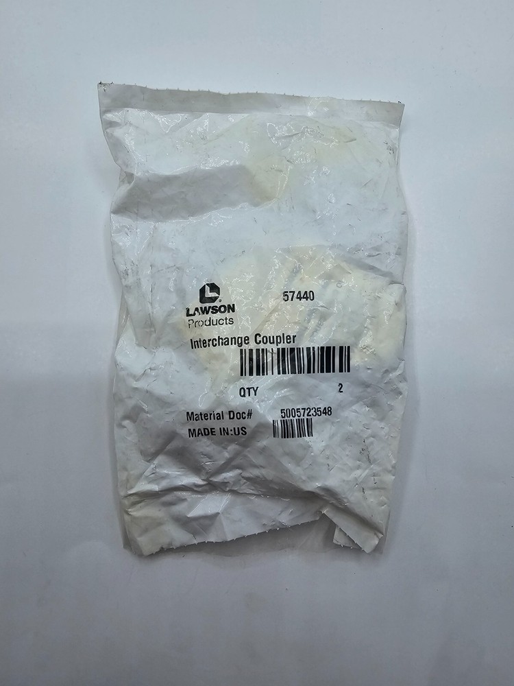 (QTY 2) LAWSON Standard Industrial Interchange Coupler 57440