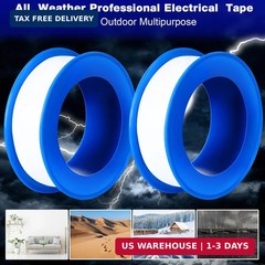 Pushglossy 200 Rolls PTFE Tape 1/2 x 520 Inches Plumbers Waterproof Sealant Plum
