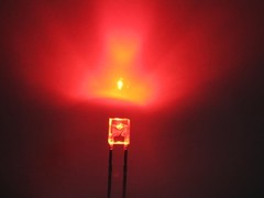 500pcs, 2x3x4mm Red Yellow Blue Green White LED Water Clear Rectangle Leds New