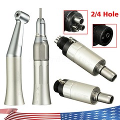 NSK Style Dental Low Speed Handpiece Straight Contra Angle Air Motor 2/4H YX23