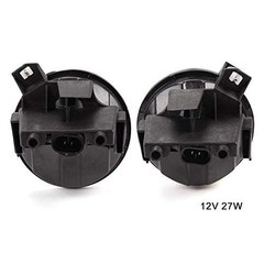Front Bumper Fog Lights Durango 2001-2003 Dakota 2001-2004 Clear Lens LH RH