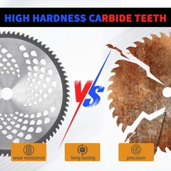 9″ x 36 Teeth Carbide Tipped Blades, 9″ x 20T Chainsaw Tooth Brush Cutter Bla…