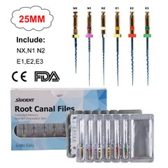 Dental Endodontic Endo Engine Rotary Root Canal NiTi File 25MM