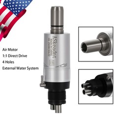 ASkeadnt Dental Low Speed Handpiece Air Motor E-type 4 Holes Micromotor FX UPS