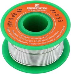 1.5Mm Electronic Solder Wire Lead Free Rosin Flux Core Diameter 0.06In Large Siz