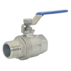 US STOCK 1 in inch 1″ NPT thread MALE to Female Full Port Ball Valve SS 304