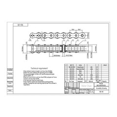 #160 Roller Chain x 10 feet + 2 Connecting Links + Same Day Expedited Shipping
