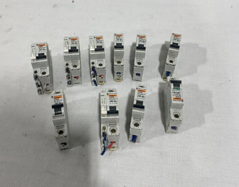 6Pcs lot C60N-2A-TYPE C Merlin Gerin Circuit Breaker
