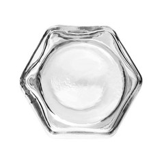 2PCS Glass Hexagonal Head Glass Stopper for 24/40 Joint Glass Outer Joint Close