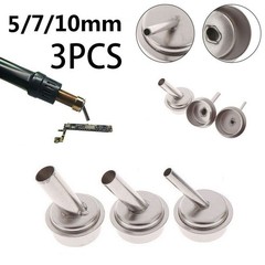 3pcs 45?? Angle Nozzle For QUICK 861DW Heat Hot Air Rework Station Welding