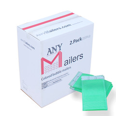 AirnDefense 600 #2 8.5X12″ Green Shipping Poly Bubble Mailers Padded Envelope