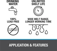 Oatey 53062 .25lb Safe Flo Solder – Lead-Free Plumbing Solution for Safe Water