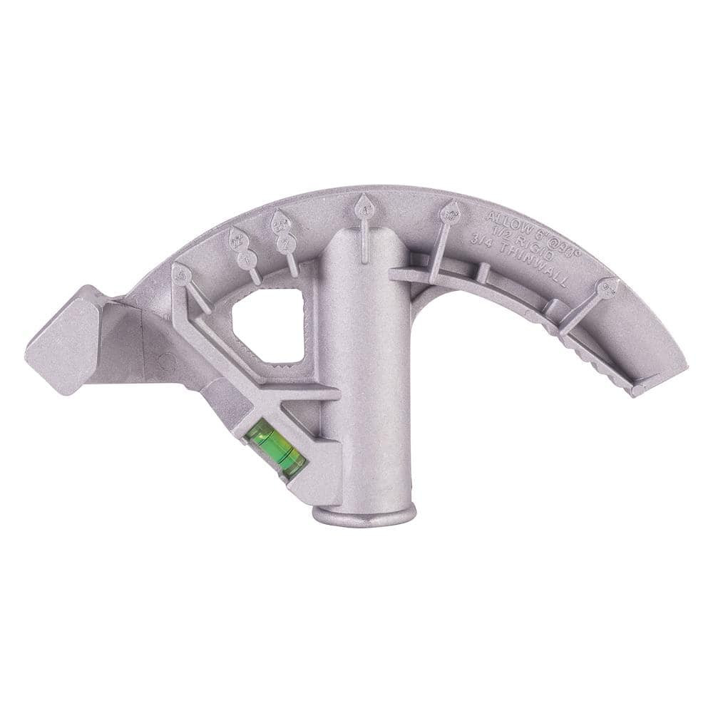 Conduit Bender for 3/4 In. EMT or 1/2 In. Rigid, Grey