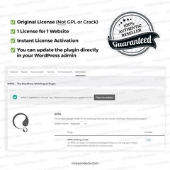 🥷 WPML Official License ‒ Lifetime / 1-Year