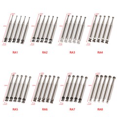 5-200pcs Dental Round Tungsten Carbide Bur Latch RA#1-8 for Slow Speed Handpiece