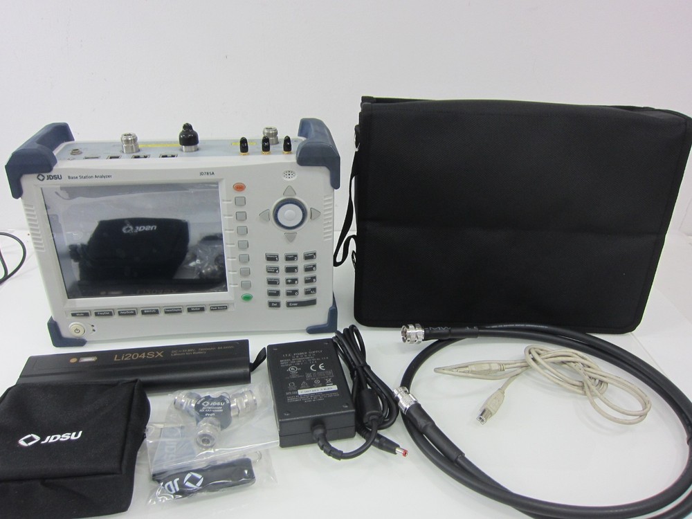 JDSU JD785A Base Station Analyzer,8GHz,SA,SG,CAA,WCDMA,LTE,w/Cal Kit