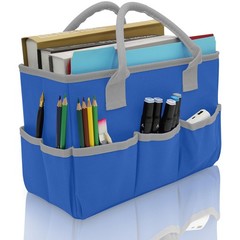 Art Organizer Craft Storage Tote Bag With Pockets And Hadles Oxford Fabric Carry