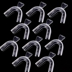 2Pcs Dental Moldable Teeth Whitening Trays Thermaforming Mouth Gel Bleaching Kit
