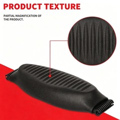 Black Lumbar Back Support Pad Size B For Herman Miller Aeron Chair Plastic New