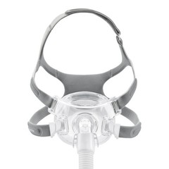 New Respironics Amara view Frame + Hose + Head Strap + Clips complete set LARGE