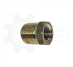 1/4″ MNPT x 1/8″ FNPT Brass Reducer Bushing Adapter / Pipe Reducer Hex Fitting