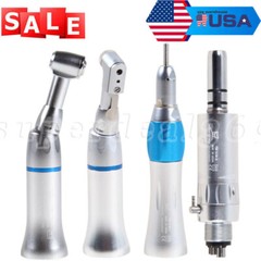 Dental Low Slow Speed Handpiece Contra Angle Straight Air Motor E-type 4 Holes a