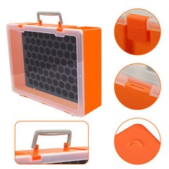 Model Paint Organizer Pigment Bottle Storage Suitcase Holds 88pcs Bottles