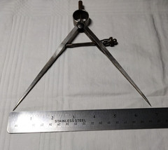 L. S. STARRETT Spring-Type Dividers Opens To 6 Plus Inches Made In USA