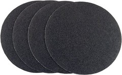 30 Pack 7″ Hook & Loop 24 Grit Sanding Discs Black Silicon Carbide