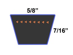 D&D DURA-ULTIMATE MXV5480 Aramid V-belt