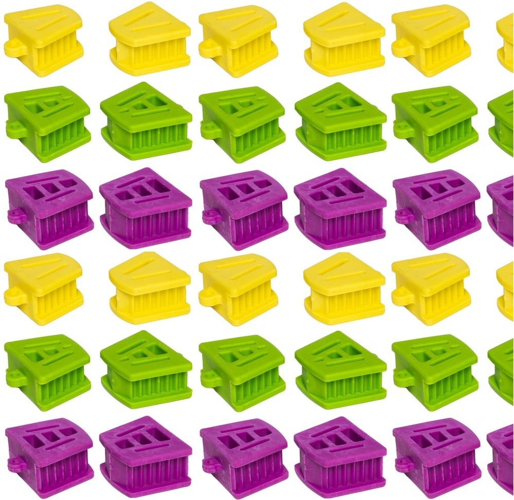 Silicone Dental Mouth Bite Blocks Props Small Medium Large for Teeth